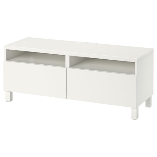 Besta tv unit hot sale white